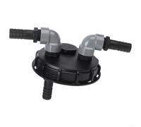 Coperchio del serbatoio di acqua IBC di 163mm con la caratteristica di ventilazione Doppia guarnizione di gomma resistente di perdita di plastica dei montaggi di 25mm di 25mm dei pp per l'agricoltura