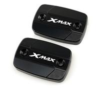 Coperchio Del Serbatoio Liquido Cilindro Della Frizione Freno Anteriore Motociclo Per YH X-MAX 300 250 125 XMAX300 XMAX250 XMAX125(NERO)