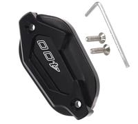 Coperchio del Serbatoio per Kawasaki Z400 per Ninja 400 Z400 per Ninja 400 Tappo Serbatoio Fluido Freni Moto in Alluminio CNC Copertura Pompa Freno Protezione Pompa Freno(Black)