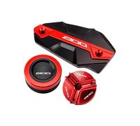 Coperchio Del Serbatoio Principale Del Cilindro Del Liquido Dei Freni Anteriore E Posteriore Adatto Per Z 800 2013-2016 Tappo Liquido Freni Moto(Red)
