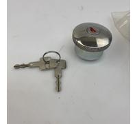 Coperchio del serbatoio Vespa Cromo con serratura 2 chiave vecchio modello Chiud