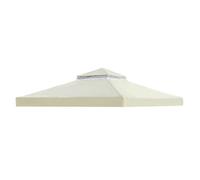 Coperchio del tetto Gazebo - Top sostitutivo 10x10ft, tonalità a due strati | Canopato di gazebo impermeabile per tutto il, copertura esterna in poliestere rinforzata, design ventilato per corpi