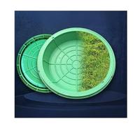 Coperchio del tombino,coperchio di ispezione delle acque reflue incorporato,decorazione for la piantumazione del prato,copertura invisibile for piscine con acque reflue(Round 90 * 90CM/35.4 * 35.4IN)