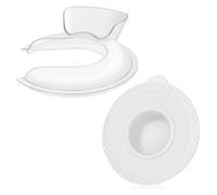 Coperchio della ciotola del mixer e protezione sicura for versare, compatibile con KitchenAid, mixer con testa inclinabile da 4,5-5 QT for evitare la fuoriuscita degli ingredienti