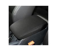 Coperchio Della Console Centrale Del Bracciolo Dell'auto Accessori Interni Copertura In Pelle Per VW Per Golf 6 MK6 2009-2012(Black)