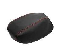 Coperchio Della Console Centrale Per Interni Auto Scatola Del Bracciolo Custodia Protettiva Decorazione In Pelle Microfibra Per Q3 2019 Allestimenti interni(Black with red)