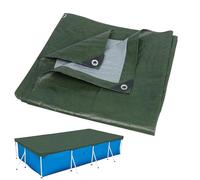 Coperchio Della Piscina - Tarpaulin Impermeabile A Doppia Faccia | Copertine Di Piscina | Protettore Spa Per Protezione Della Vasca Idromassaggio A Prova Di Polvere Per Il Cortile Del Portico Del Cort
