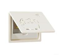 Coperchio della scatola del contatore elettrico con design flip top per un accesso conveniente, soluzione decorativa della scatola di corrente debole per la scatola di distribuzione del soggiorno