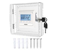 Coperchio Della Scatola Di Blocco Del Termostato - Coperchio Del Termostato Con Blocco | Custodia Di Protezione Della Parete Con | AC Control Safety Guard Case For Home Office School Unit
