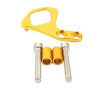 Coperchio della staffa di riposizionamento della chiave di accensione CNC in alluminio compatibile con Bonneville T100 SE Scrambler Thruxton 2001 2015(Gold)
