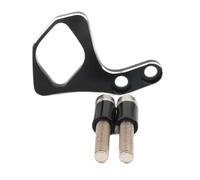 Coperchio della staffa di riposizionamento della chiave di accensione CNC in alluminio compatibile con Bonneville T100 SE Scrambler Thruxton 2001 2015(Black Dew White)