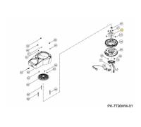 COPERCHIO DELLA VENTOLA 751-17986A ORIGINALE MTD