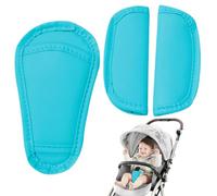 Coperchio delle cinghie per seggiolino auto per bambini - Tamponi per cinghia di imbracatura in cotone morbido 18 x 12,5 cm