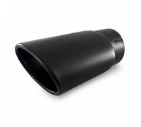 Coperchio Dello Scarico Nero Finale Canna Esca 115x90mm Ovale Attacco 65mm