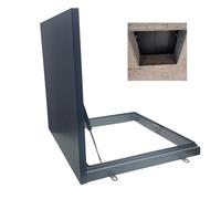 Coperchio di Accesso di Sicurezza per botola sul Tetto - Facile Installazione da 50 a 95 cm per Manutenzione tetti, Pozzi e Cantine - Soluzioni di Accesso al Tetto Resist
