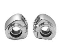 Coperchio di alloggiamento 'interruttore del manubrio in alluminio Cromo compatibile con motocicli a V-rod Sportster Sportster Sportster Fit universale