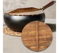 Coperchio di caduta in legno anti-caldo pratico per uso domestico con