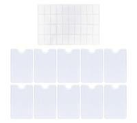 Coperchio Di Carta A Guscio Duro In 10 Parti E 1 Etichetta Vuota, Copertura Della Carta Trasparente A Doppia Faccia, Copertura Per Carta In Plastica Impermeabile.