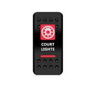 Coperchio di copertura for interruttore a bilanciere con etichetta rossa for finestra, for auto, barca, ARB, NARVA, interruttori a levetta, impermeabili(COURT Lights)