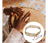 Coperchio di corda per tamburi in acciaio a tamburo etereo decorativo