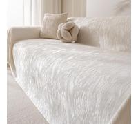 Coperchio Di Divano Di Chenille-protezione Del Divano Lavabile Per Tessuto Resistente, Bastone Anti-slittamento Gratuito Per Tutte Le Stagioni, Rinnovare I Mobili B 180*300cm