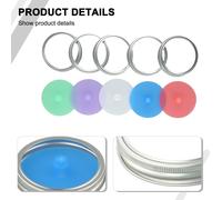 Coperchio di fermentazione in silicone multicolore per mantenere i sottaceti fre