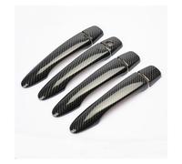 Coperchio di Fissaggio della Maniglia della Porta, per Renault, Kadjar, 2015-2020 Accessori per Modanatura CROMATA in Fibra di Carbonio Copertura della Maniglia Esterna della Porta (2 Pulsanti Neri)