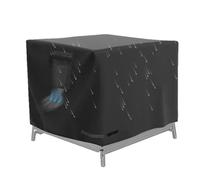 Coperchio di fossa da fuoco per esterni - 77x77x64 cm Scudo pesante impermeabile, copertura per la fossa di protezione rotonda, tessuto resistente alla meteo resistente | Portico di patio in campeggio