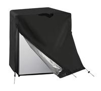 Coperchio Di Frigorifero - Coperchio Superiore Per Frigorifero Da 50.8x50.8x53,8 Cm, Protezione Riutilizzabile Impermeabile Con Tasche E Cerniera Per Il Seminterrato Da Cucina All'aperto D