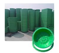 Coperchio di ispezione da Incasso per Scarico, Chiusino Rimovibile da Incasso, Coperchio per Fossa settica Verde con Base, chiusini nascosti, per marciapiede,Cortile(A80*80CM/31.5 * 31.5IN)