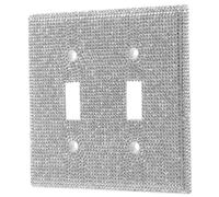 Coperchio di luce Bling Copertura da parete Plate a parete a 2 frammenti