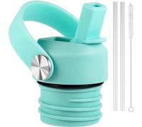 Coperchio di paglia per Hydroflask, Coperchi con cannuccia per Hydro Flask 18 21 24 oz Bocca standard, Tappo sportivo di ricambio per coperchio superiore HydroFlask con manico flessibile, Accessori
