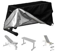 Coperchio di panca pesi 60x18x21 pollici di bestia da allenamento per polvere impermeabile per la polvere impermeabile con sfiato in mesh e esterno con corse per allenamento per la scheda sit-up