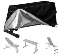 Coperchio di panca pesi 60x18x21 pollici in tessuto Oxford Cover di allenamento per polvere impermeabile con ventilazione in rete e coperchio per esterni per esterni per la scheda sit-up, panca all'a