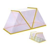 Coperchio di piante, copertura del letto da giardino rialzato pieghevole, copertura dell'acceleratore della da giardino 31.5x13.4x13.7 Copertina serra della gabbia a rete per protezione per la p