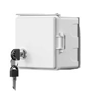 Coperchio di presa 2Pcs 86-Type Outdoor Socket Box con serratura, copertura | Design resistente alle intemperie e antifurto per una ricarica sicura di veicoli elettrici all'aperto. Facile accesso