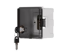 Coperchio di presa 2Pcs 86-Type Outdoor Socket Box con serratura, copertura | Design resistente alle intemperie e antifurto per una ricarica sicura di veicoli elettrici all'aperto. Facile accesso
