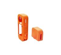 Coperchio di protezione Adatto per Insta360 X4 Air Corpo della fotocamera Custodia in silicone morbido Anti-caduta e anti-graffio Protector Sleeve con copriobiettivo (Orange)