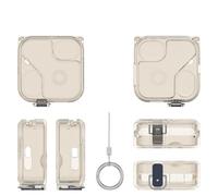 Coperchio di protezione Adatto per Nothing Ear(3) Auricolare duro Shell TPU Caso di immagazzinaggio a prova di goccia e a prova di polvere cuffia Scatola di trasporto (Transparent gray)