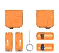 Coperchio di protezione Adatto per Nothing Ear(3) Auricolare duro Shell TPU Caso di immagazzinaggio a prova di goccia e a prova di polvere cuffia Scatola di trasporto (Transparent orange)