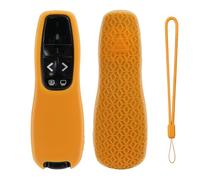 Coperchio di protezione compatibile per Logitech R400 Remote Controller per Logitech R400 Presentatore senza fili molle del silicone Borsette (Orange)