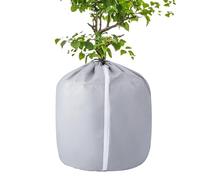 Coperchio di protezione del delle piante - Coperchio di protezione invernale da 70 cm - borsa per protezioni per vaso di fiori, tessuto impermeabile con fodera termica, cerniera e coregne, copert