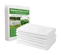 Coperchio di Protezione del gelos della Pianta - Copertura A Galleggiante Riutilizzabile | Coperchi di Righe in Tessuto Non Tessuto | Covvers di Giardino Non Tessuuto Bianco | Panno T