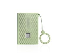 Coperchio di protezione in silicone per T7 Presse portatile SSD esterno Solid State Drive, custodia da viaggio di stoccaggio (green)
