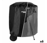 Coperchio di protezione per barbecue Aktive Nero 6 Unità 69,5 x 67 x 69,5 cm