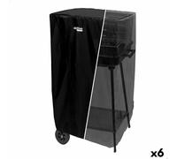 Coperchio di protezione per barbecue Aktive Nero 6 Unità 74,5 x 109 x 64,5 cm