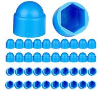 Coperchio di protezione per bulloni esagonali in p Copribulloni Tappi 40 pezzi multicolore adatti for viti esagonali M3-M24(Blue,M10*17 * 20)