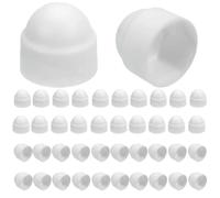 Coperchio di protezione per bulloni esagonali in p Copribulloni Tappi 40 pezzi multicolore adatti for viti esagonali M3-M24(White,M10*16 * 22)