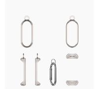 Coperchio di protezione per PLAUD NotePin AI PC caso Dropproof trasparente semplice guscio duro (Transparent Gray)