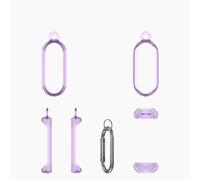 Coperchio di protezione per PLAUD NotePin AI PC caso Dropproof trasparente semplice guscio duro (Transparent Purple)